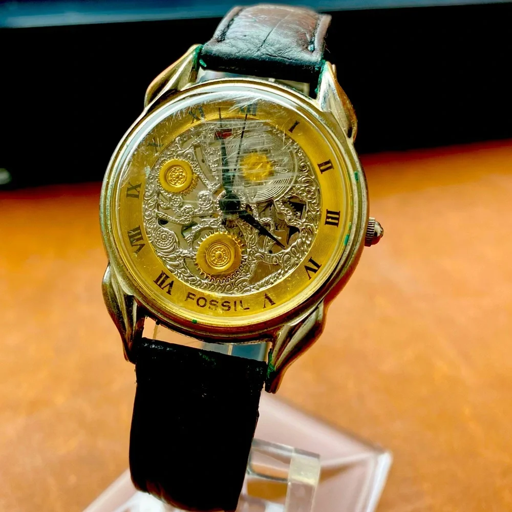 1995 FOSSIK SKELETON WATCH SK-5076